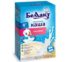 БЕЛЛАКТ КАША 200Г. РИС МОЛ. 4+