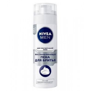 НИВЕЯ МЕН ПЕНА Д/БРИТЬЯ ВОССТ. Д/ЧУВСТВ. КОЖИ 200МЛ. [NIVEA]