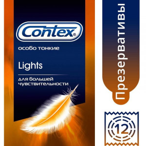 КОНТЕКС ПРЕЗЕРВАТИВ LIGHTS ОСОБО ТОНКИЕ №12 [CONTEX]