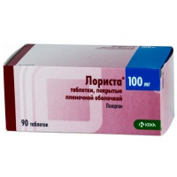ЛОРИСТА 100МГ. №90 ТАБ. П/П/О /KRKA/