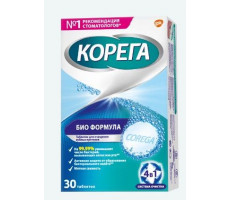 КОРЕГА Д/ЧИСТКИ ЗУБ.ПРОТЕЗОВ БИОФОРМУЛА №30 ТАБ. [COREGA]