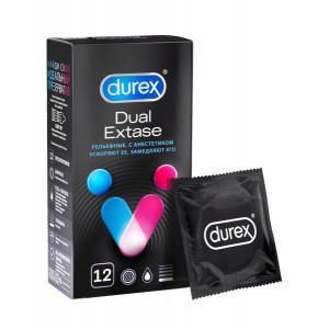 ДЮРЕКС ПРЕЗЕРВАТИВ DUAL EXTASE №3 [DUREX]