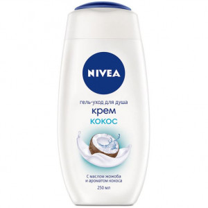 НИВЕЯ ГЕЛЬ-КРЕМ Д/ДУША КОКОС 250МЛ. [NIVEA]