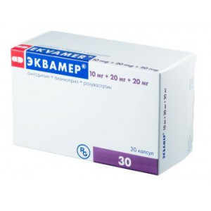 ЭКВАМЕР 10МГ.+20МГ.+20МГ. №30 КАПС. /ГЕДЕОН РИХТЕР/ ЭКВАМЕР 10МГ.+20МГ.+20МГ. №30 КАПС. /ГЕДЕОН РИХТЕР/