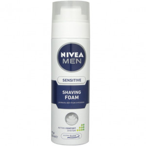 НИВЕЯ МЕН ГЕЛЬ Д/БРИТЬЯ Д/ЧУВСТВ. КОЖИ 200МЛ. [NIVEA]