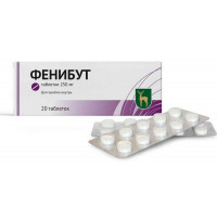 ФЕНИБУТ 250МГ. №20 ТАБ. /МЭЗ/МОСКОВСКИЙ ЭНД.ЗАВОД/