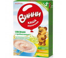 ВИННИ КАША 200Г. ОВСЯНАЯ+ПРЕБИОТИКИ МОЛ. 5+