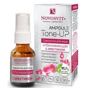 НОВОСВИТ AMPOULE СЫВОРОТКА Д/ЛИЦА ОТБЕЛ. АРБУТИН 25МЛ. [NOVOSVIT]