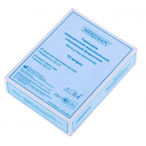 МЕРИДИАН ТЕРМОМЕТР Б/РТУТ. ФУТ. №12 [MERIDIAN]