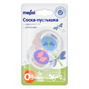 МЕПСИ СОСКА-ПУСТЫШКА ЛАТ. КЛАСС. 0+ №2 /АРТ.0342/ [MEPSI]