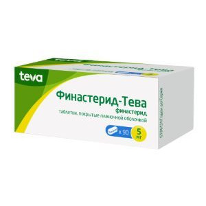 ФИНАСТЕРИД-ТЕВА 5МГ. №90 ТАБ. П/О /ТЕВА/ ФИНАСТЕРИД-ТЕВА 5МГ. №90 ТАБ. П/О /ТЕВА/