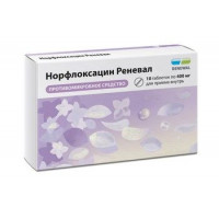 НОРФЛОКСАЦИН РЕНЕВАЛ 400МГ. №10 ТАБ. П/П/О