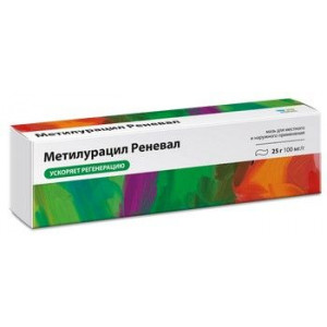 МЕТИЛУРАЦИЛ РЕНЕВАЛ 10% 25Г. МАЗЬ Д/МЕСТ. И НАРУЖ.ПРИМ. ТУБА МЕТИЛУРАЦИЛ РЕНЕВАЛ 10% 25Г. МАЗЬ Д/МЕСТ. И НАРУЖ.ПРИМ. ТУБА
