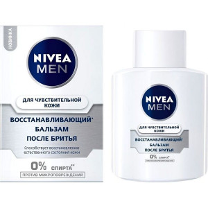 НИВЕЯ МЕН БАЛЬЗАМ П/БРИТЬЯ ВОССТАН. Д/ЧУВСТВ. КОЖИ 100МЛ. [NIVEA]