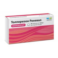 ТОЛПЕРИЗОН РЕНЕВАЛ 150МГ. №30 ТАБ. П/П/О /ОБНОВЛЕНИЕ/